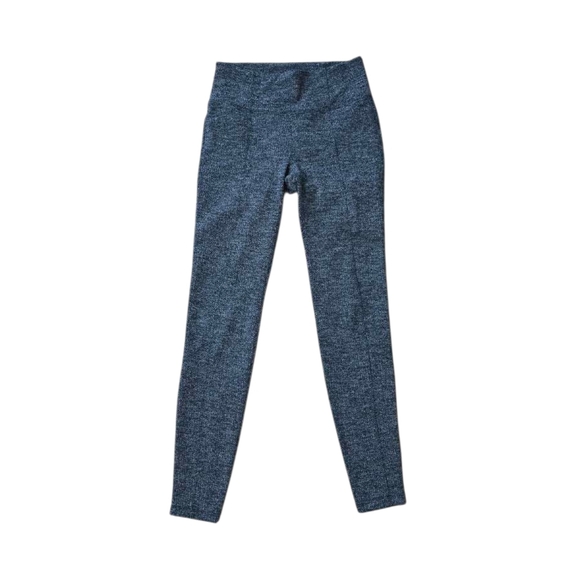 Athleta Herringbone Metro High Waisted Legging Yoga Pants Womens SM Grey Black - Picture 2 of 4